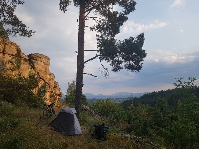 Voyage à vélo - bivouac